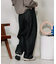 ＜新色追加＞別注 紐付きイージータックパンツ/タックデニム
