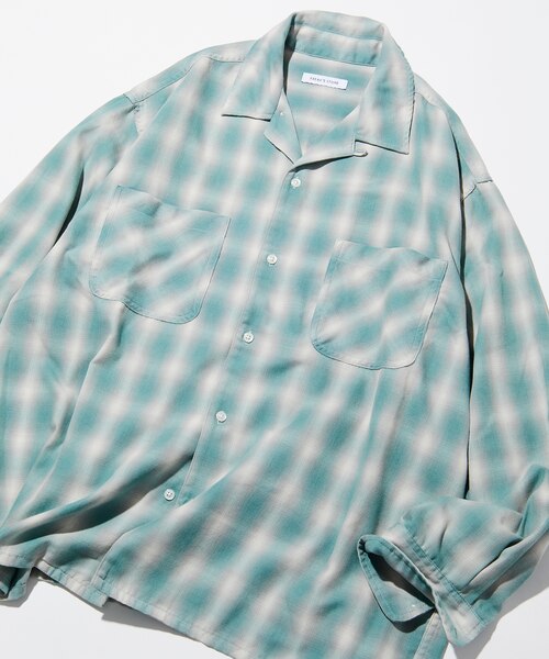 VINTAGE ボーリングシャツ SOLID/オープンカラーシャツ｜フリークス