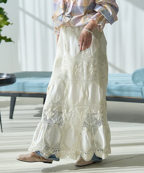 インドクロシェスカート