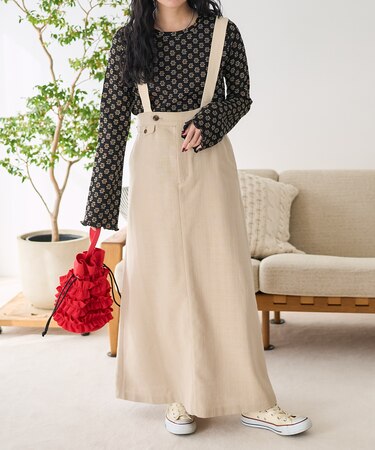 Gramps 吊りスカート/サロペットスカート＜セットアップ対応＞