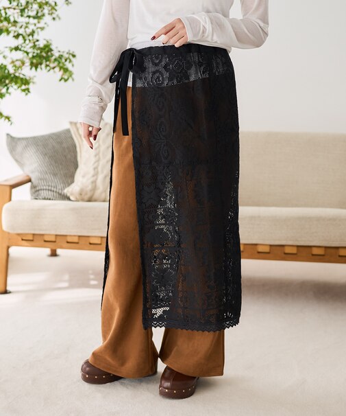 インド レース巻きスカート