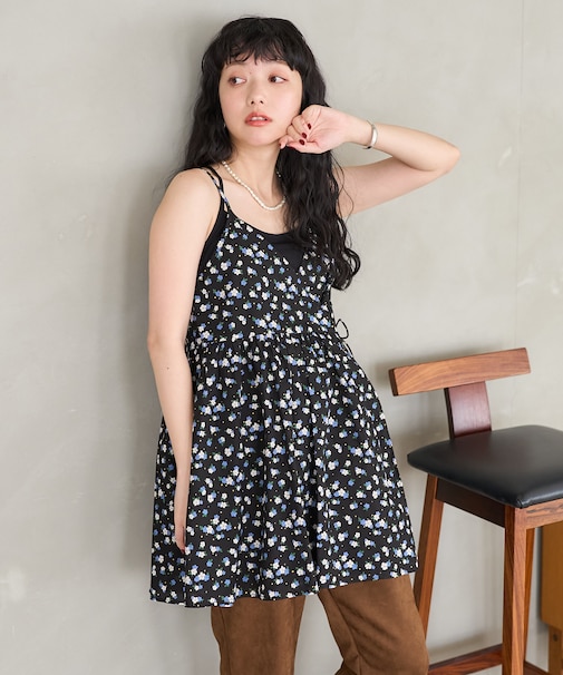 インド カシュクールキャミソールチュニック