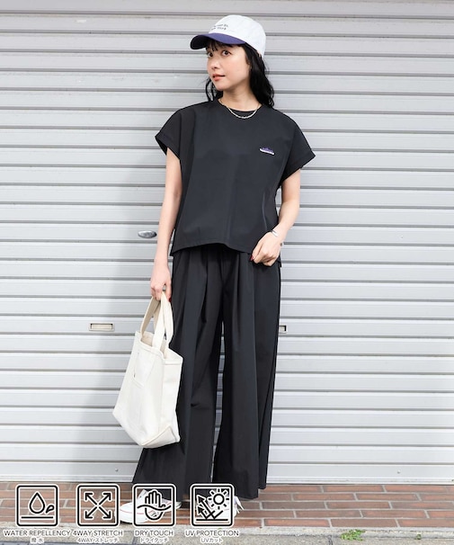 フレンチスリーブ パンツセットアップ