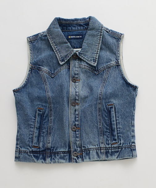 ウエスタンデニムベスト