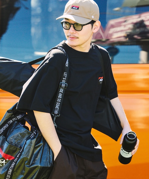 別注 ECO HYBRID LOGO TEE エコハイブリッド ルーズフィット ロゴ Tシャツ