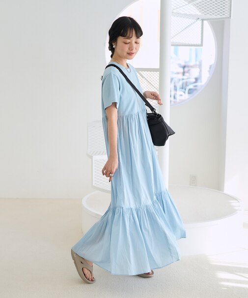 インド ドッキング Tシャツワンピース