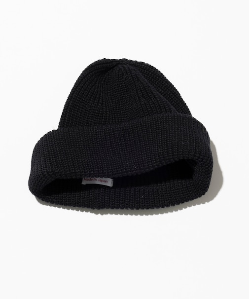 別注 コットンリネン ロールニットキャップ