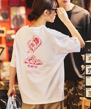 KAVU×FREAK'S STORE 別注/カブ― ビッグシルエット バックプリントTシャツ Chips 【限定展開】