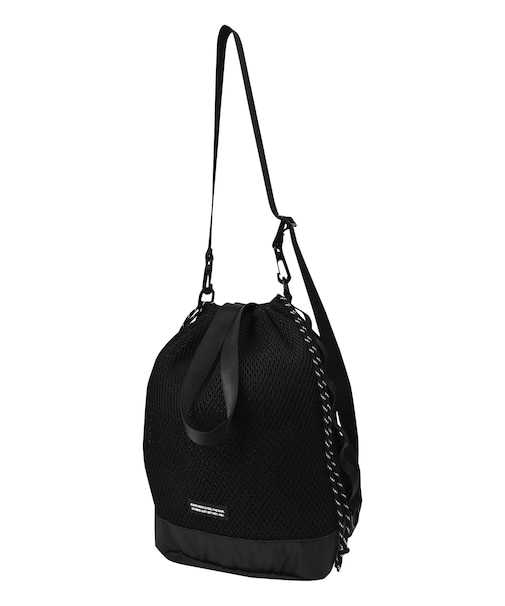 W-MESH DRAWSTRING SHOULDER ダブルメッシュドローストリングショルダー K451
