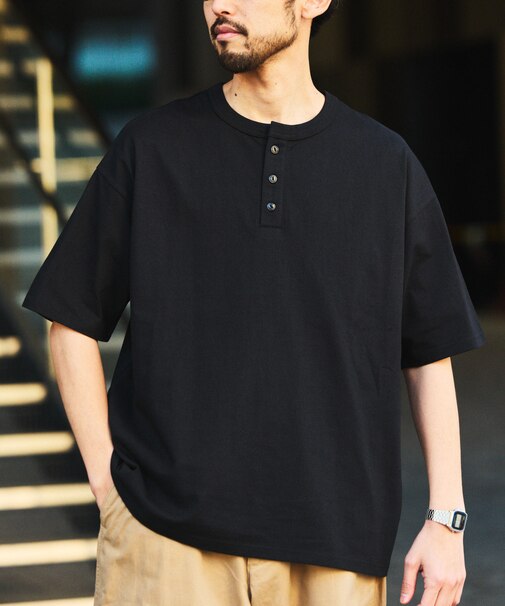 STRATECH/ストラテック ヘンリーネック Tシャツ/抗菌/防臭/制菌/UVカット/接触冷感/吸水速乾 【限定展開】