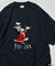 DISNEY/ディズニー/『ファンタジア』/魔法/ミッキーマウス/フロッキープリント クルーネックTシャツ