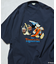 DISNEY/ディズニー/『ファンタジア』/ブルーム/ミッキーマウス/フロッキープリント クルーネックTシャツ