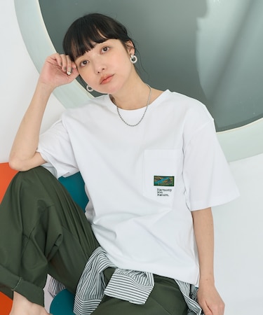 別注裾コード ポケットTシャツ