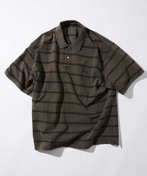 New Over Dye Border Polo Shirt