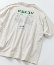 KELTY×FREAK'S STORE/ケルティ 別注 ビッグシルエット ツアーロゴ バックプリント クルーネックTシャツ 【限定展開】