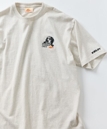 KELTY×FREAK'S STORE 別注 ビッグシルエット ワンポイント クルーネック Tシャツ 【限定展開】