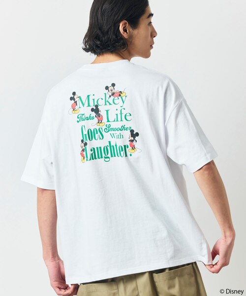 コラボ✨Disney フレームワーク ミッキー ビッグシルエット Tシャツ FRAMeWORK（フレームワーク）の「【WEB限定】MICKEY / BIG T