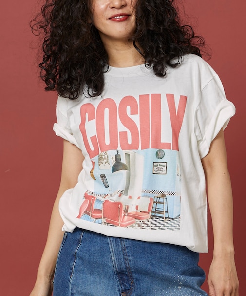 PHOTO TEE/ヴィンテージライク フォト プリントTシャツ