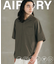 AIRDRY 高機能素材 ビックシルエット スナップボタン オープンカラーシャツ ショートスリーブ/吸水速乾/遮熱性/UVカット