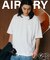 AIRDRY 高機能素材 カノコ編み クルーネック ポケットTシャツ/吸水速乾/遮熱性/UVカット