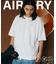 AIRDRY 高機能素材 カノコ編み クルーネック ポケットTシャツ/吸水速乾/遮熱性/UVカット