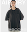 AIRDRY 高機能素材 カノコ編み クルーネック ポケットTシャツ/吸水速乾/遮熱性/UVカット