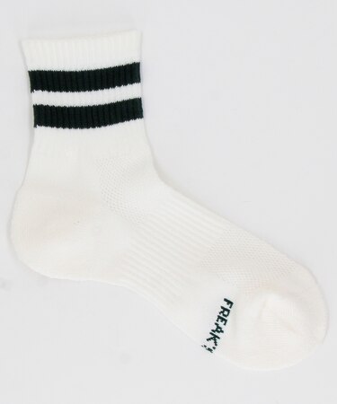 和紙 2本ライン クオーターソックス(25.0-27.0cm対応)