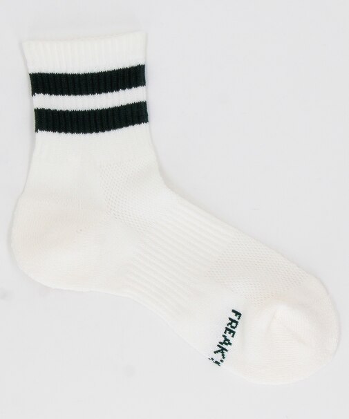 和紙 2本ライン クオーターソックス(25.0-27.0cm対応)