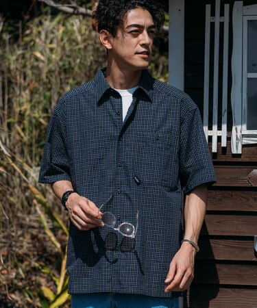 別注 Pucker Short Sleeve Shirts