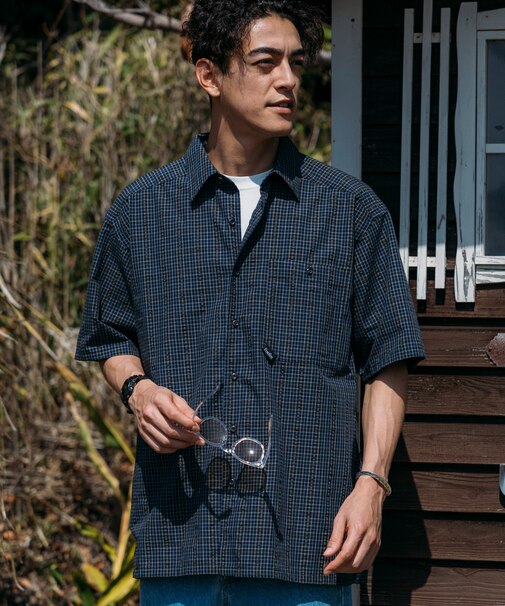 別注 Pucker Short Sleeve Shirts