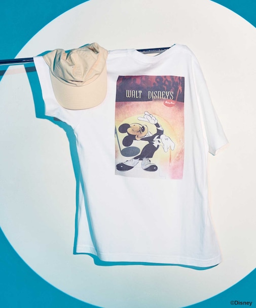 【DISNEY】 ムービーポスター バックプリントTシャツ