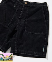 【Beach & Festival】パウダーブリーチ加工 サマーコーデュロイショーツ