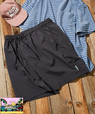 【Beach & Festival】撥水ナイロン イージーボードショーツ 水陸両用