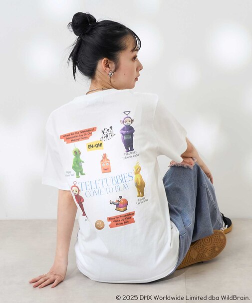 Teletubbies Come to Play バックプリントTシャツ