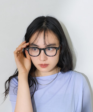 黒ブチメガネ/アイウェア