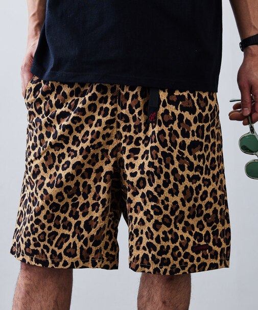 GRAMICCI×FREAK'S STORE/グラミチ 別注 シェル パッカブル ナイロンショーツ / レオパード / ペイズリー 【限定展開】