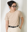 <接触冷感/UVカット>ICE SUMMER ミニリブTシャツ