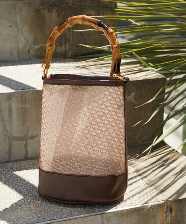 限定展開 バンブー ハンドル メッシュ バッグ｜フリークスストアの通販 