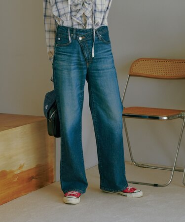 別注 Cross Waist Straight