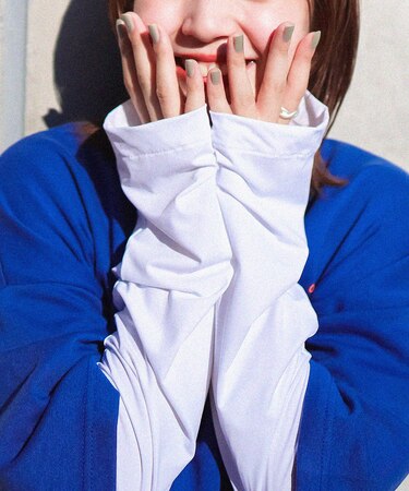 まるで重ね着冷感UVアームカバー