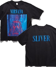 NIRVANA SLIVER クルーネックバンドTシャツ