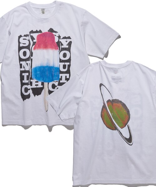 SONIC YOUTH BOMB POP オフィシャルTシャツ M SONIC YOUTH BOMB POP クルーネックバンドTシャツ｜フリークス