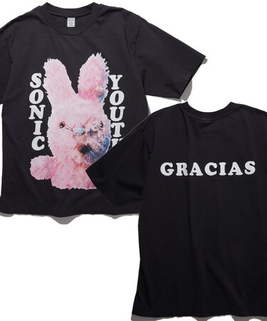 SONIC YOUTH GRACIAS クルーネックバンドTシャツ
