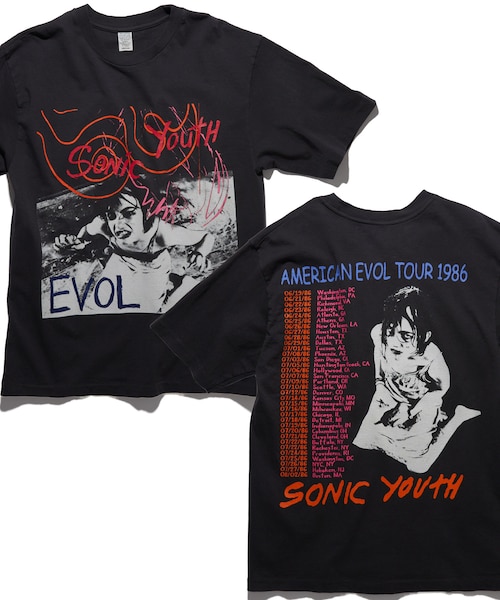 SONIC YOUTH EVOL クルーネックバンドTシャツ｜フリークスストアの通販