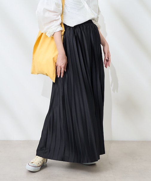 ジャージープリーツスカート【限定展開】