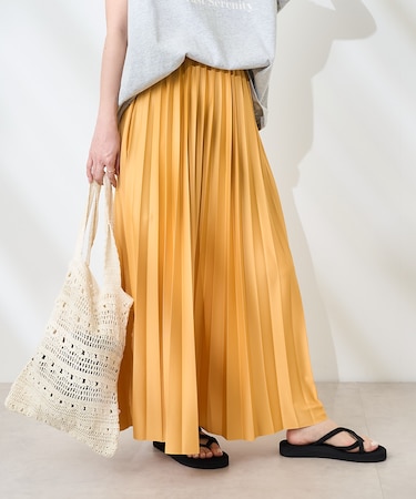 ジャージープリーツスカート【限定展開】