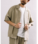 LINEN COTTON O/C SH SS 【セットアップ対応】/ リネン コットン オープンカラーシャツ ショートスリーブ