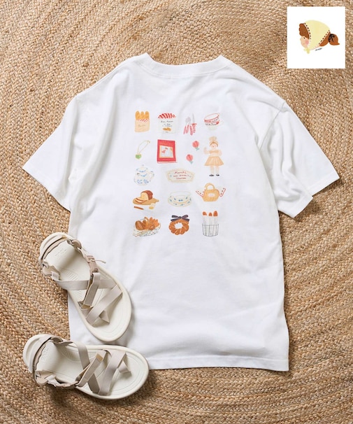 Mojopin バックプリントTシャツ