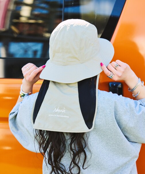 別注 NYLON TUSSER SUNSHADE HAT ナイロンタッサー サンシェードハット