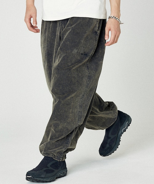 フェード加工 ナイロン イージークロップドパンツ｜フリークス